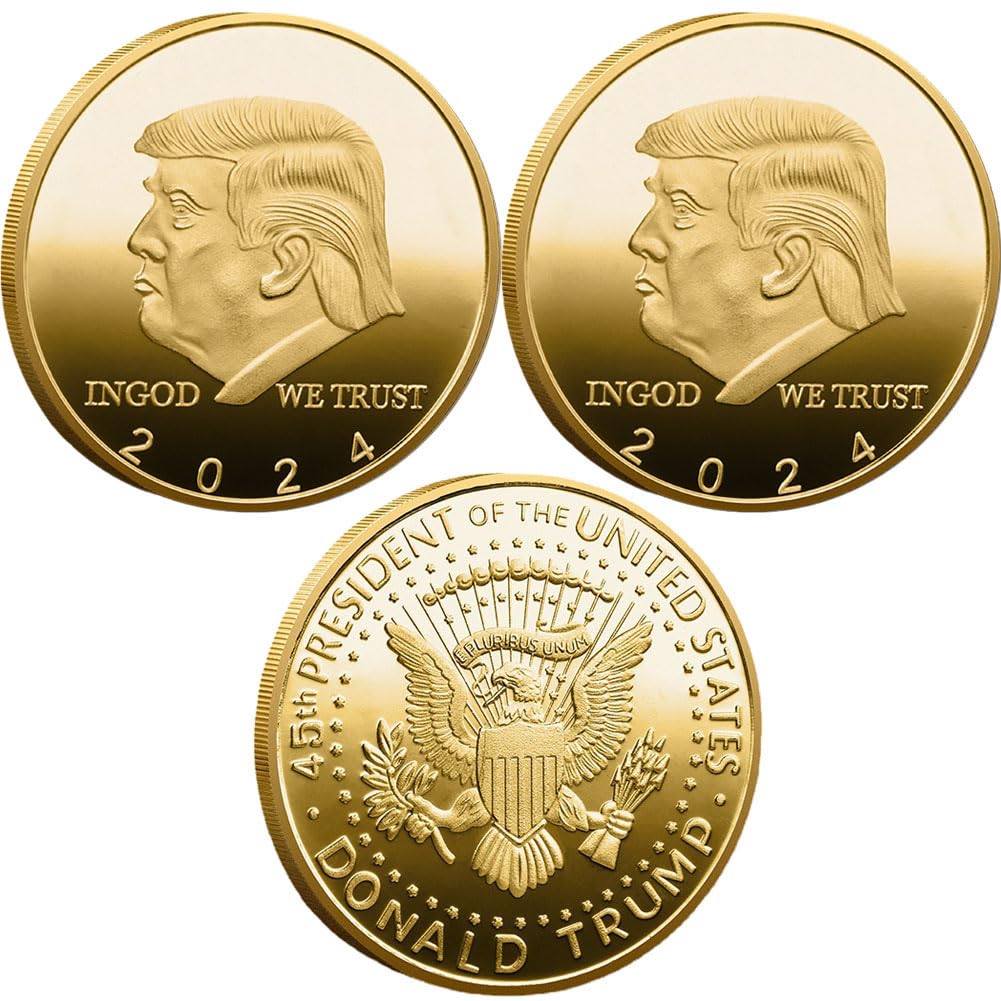 マジックセット・トランプ・コイン Amazon.co.jp: 3個 ドナルド・トランプ コイン 2021-2025 2024 コイン